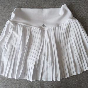 Alo Yoga Grand Slam Tennis Skirt - White